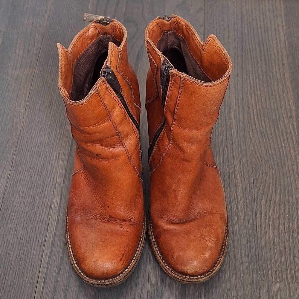 FY2K Leather Platform Ankle Boots 7 - Picture 4 of 11